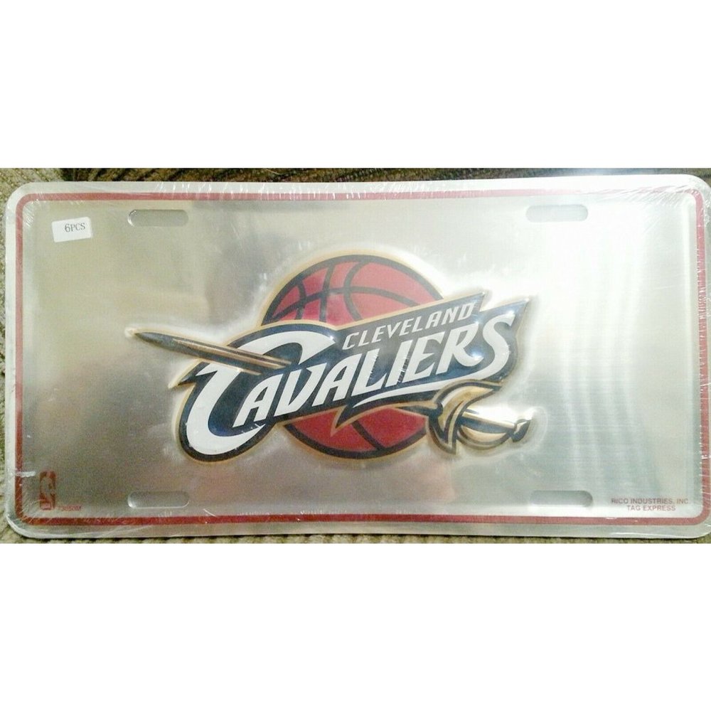 Cleveland Cavaliers Deluxe Laser Metal License